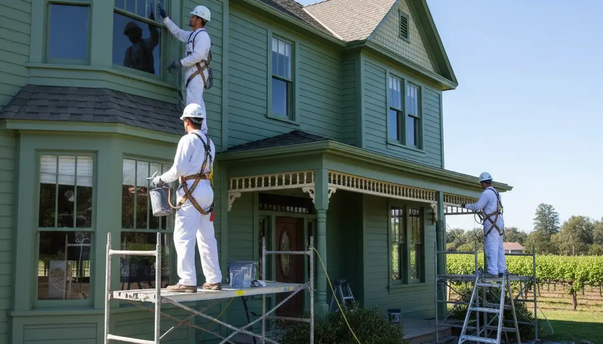 Painting contractors in Stockton, CA providing professional interior and exterior painting services