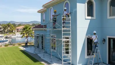 Painting contractors in Stockton, CA providing professional interior and exterior painting services