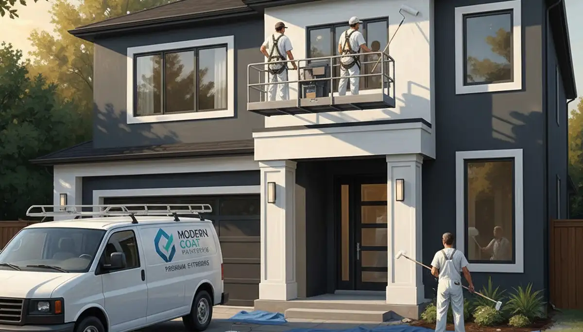 Stockton, CA exterior house painting by professional painters using durable weather-resistant coatings