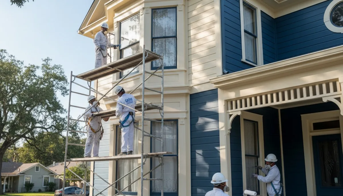 Painting contractors team serving Stockton, CA with professional interior and exterior painting services