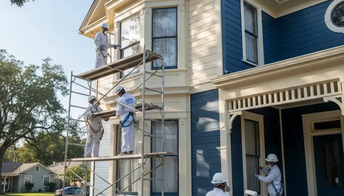 Painting contractors team serving Stockton, CA with professional interior and exterior painting services
