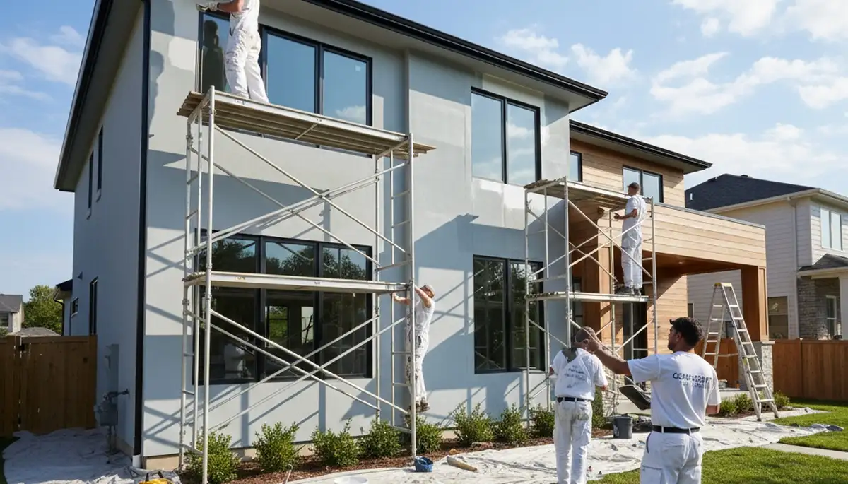 Stockton, CA house painting service for durable exterior and interior home coatings