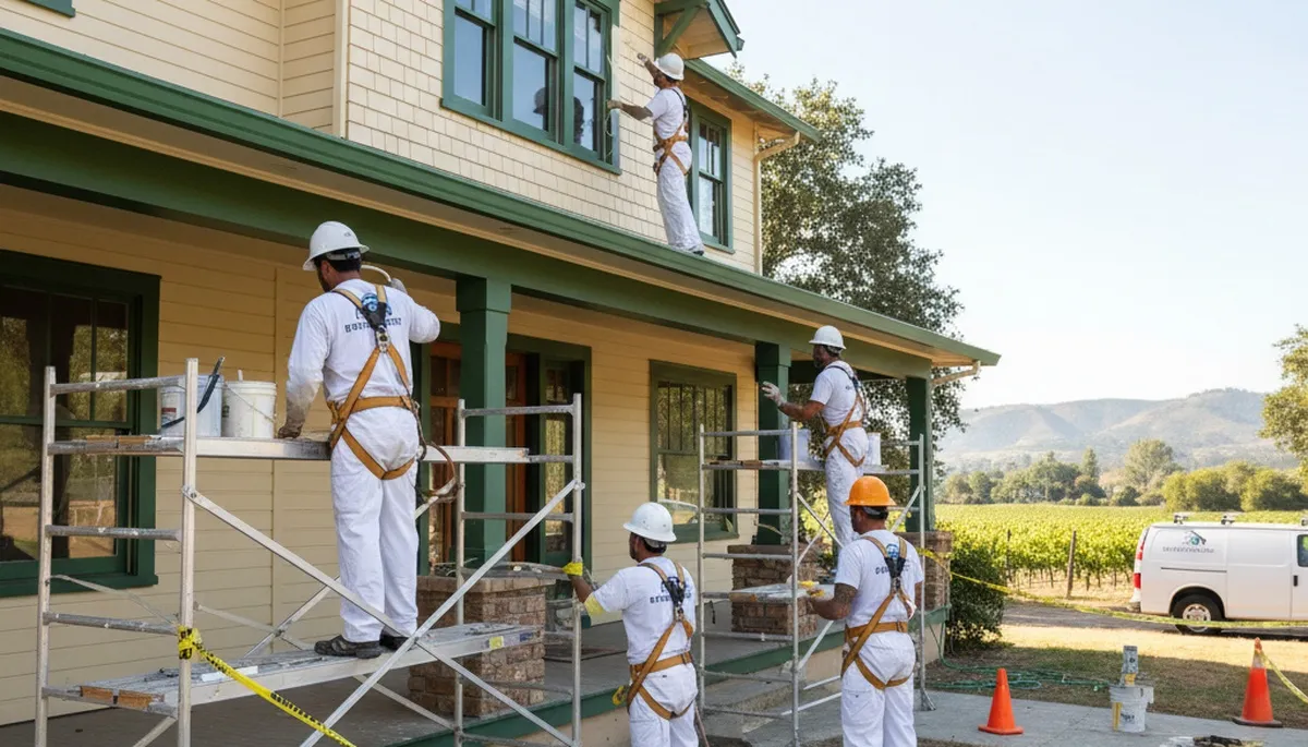 Painting contractors in Stockton, CA providing professional residential and commercial painting services