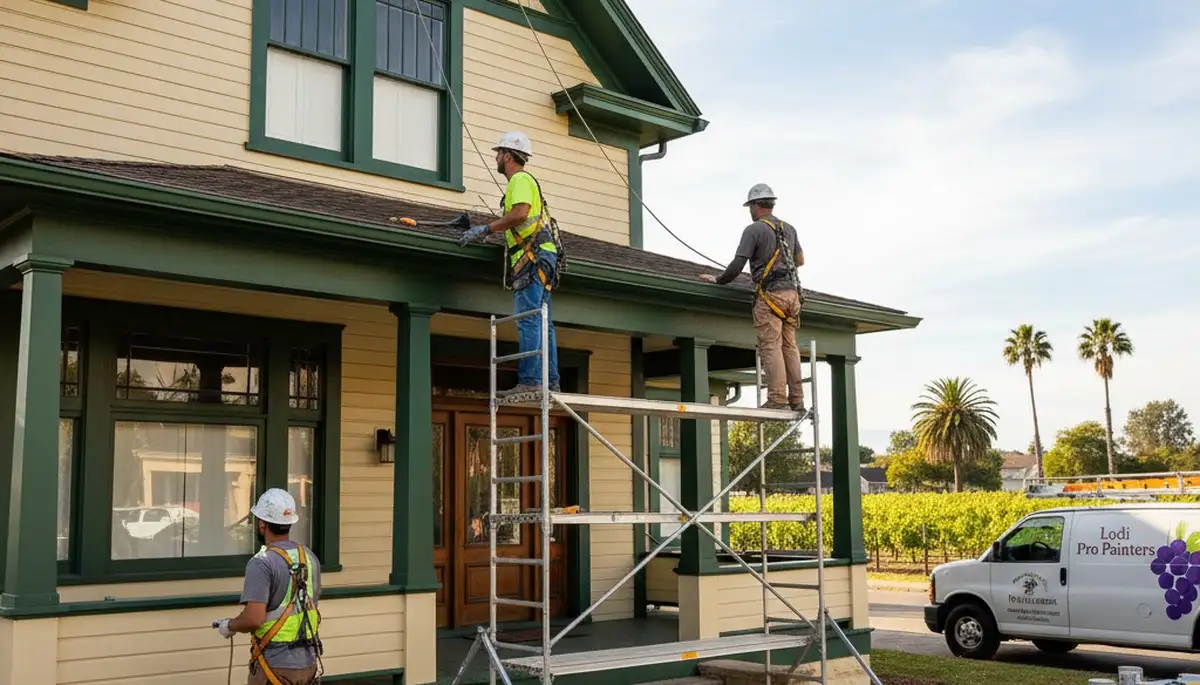 Painting contractors in Stockton, CA providing professional interior and exterior painting services