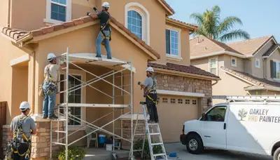 Painting contractors in Stockton, CA providing professional interior and exterior painting services