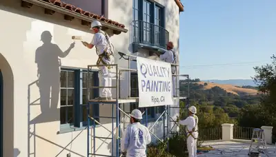 Painting contractors in Stockton, CA providing professional interior and exterior house painting services