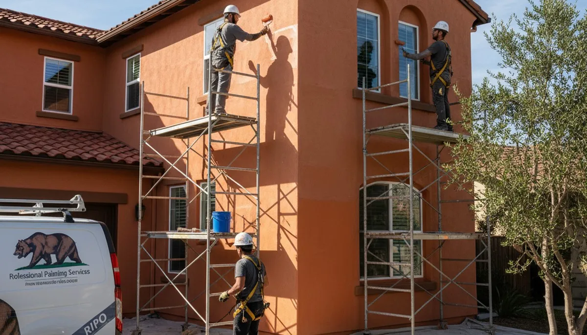 Painting contractors in Stockton, CA providing professional interior and exterior painting services