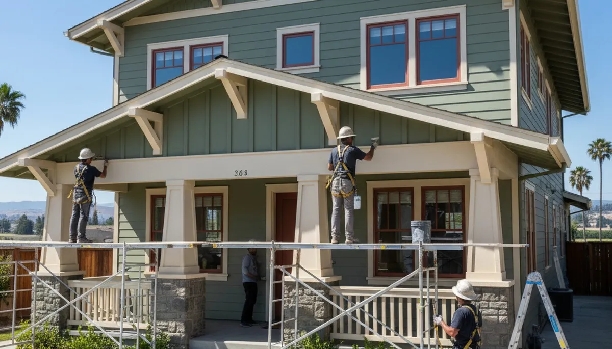 Painting contractors in Stockton, CA providing professional interior and exterior painting services