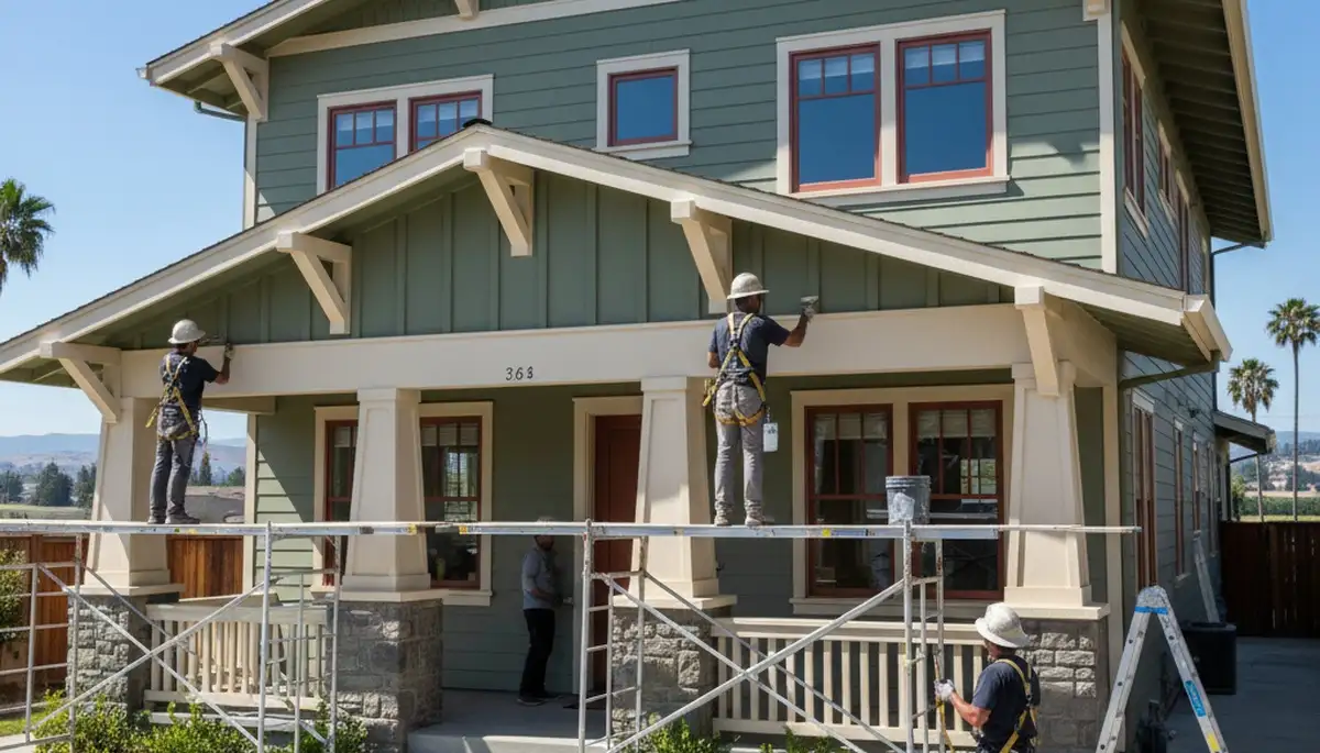 Painting contractors in Stockton, CA providing professional interior and exterior painting services