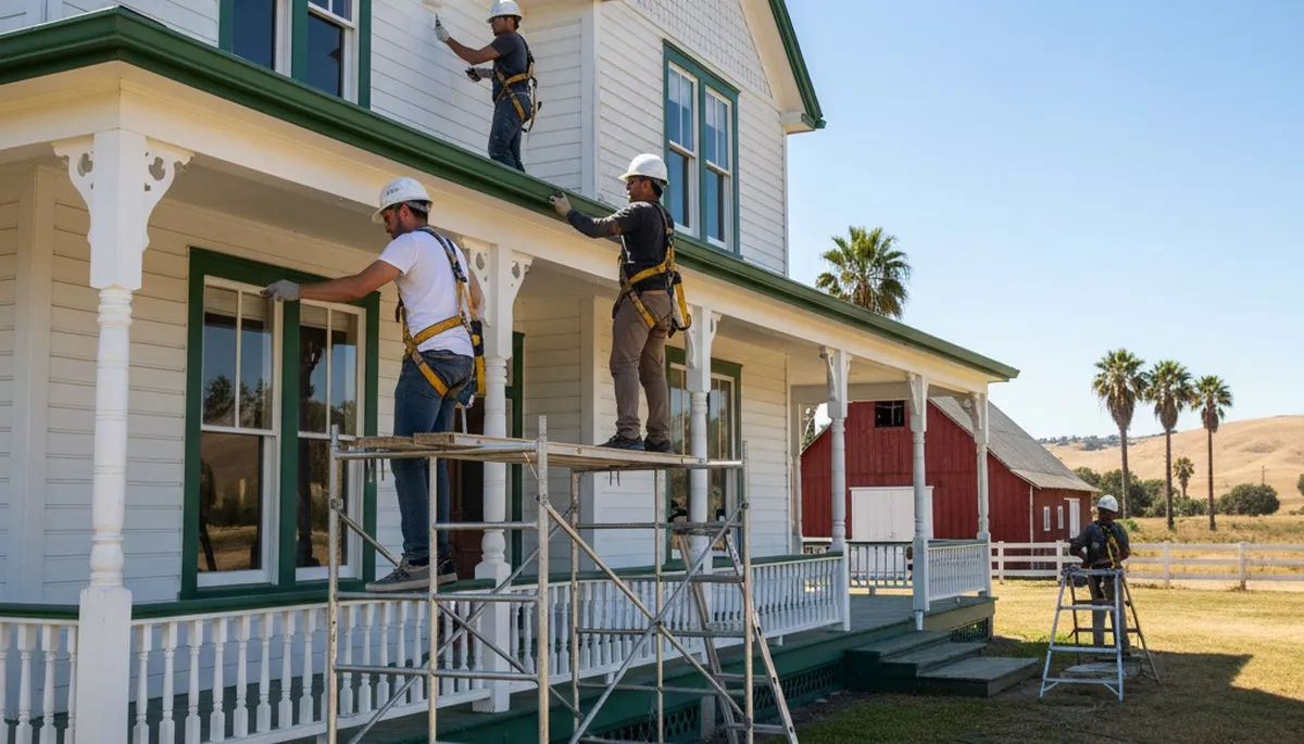 Painting contractors in Stockton, CA offering professional interior and exterior painting services