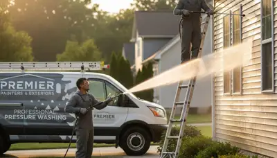Vinyl siding pressure cleaning in Stockton, CA for cleaner, curb-appeal boosting home exteriors