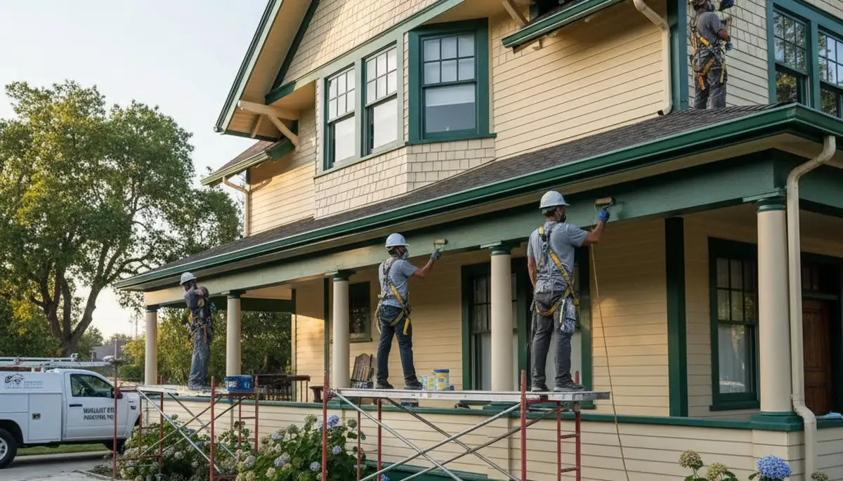 Painting contractors in Stockton, CA providing professional interior and exterior house painting services